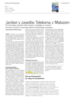 Jan evi_v_zasedbo_Telekoma_z_Matozom