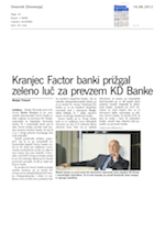 Kranjec Factor_banki_pri_gal_zeleno_lu_za_prevzem_KD_Banke