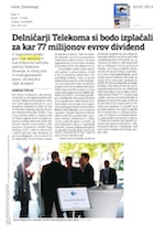Delničarji Telekoma_si_bodo_izplačali_za_kar_77_milijonov_evrov_dividend