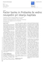 Factor banka_in_Probanka_še_vedno_neuspešni_pri_iskanju_kapitala