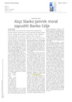 Alojz Slavko_Jamnik_moral_zapustiti_Banko_Celje