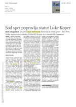 Sod spet_popravlja_statut_Luke_Koper