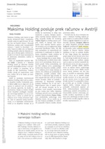 Maksima Holding_posluje_prek_računov_v_Avstriji