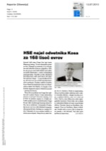 HSE najel_odvetnika_Kosa_za_168_tisoč_evrov