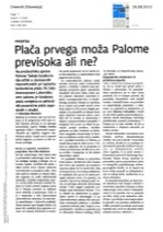 Plača prvega_moža_Palome_previsoka_ali_ne_